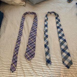 [2 FOR 1] Stafford Dress Ties Blue and Purple FREE SHIPPING
